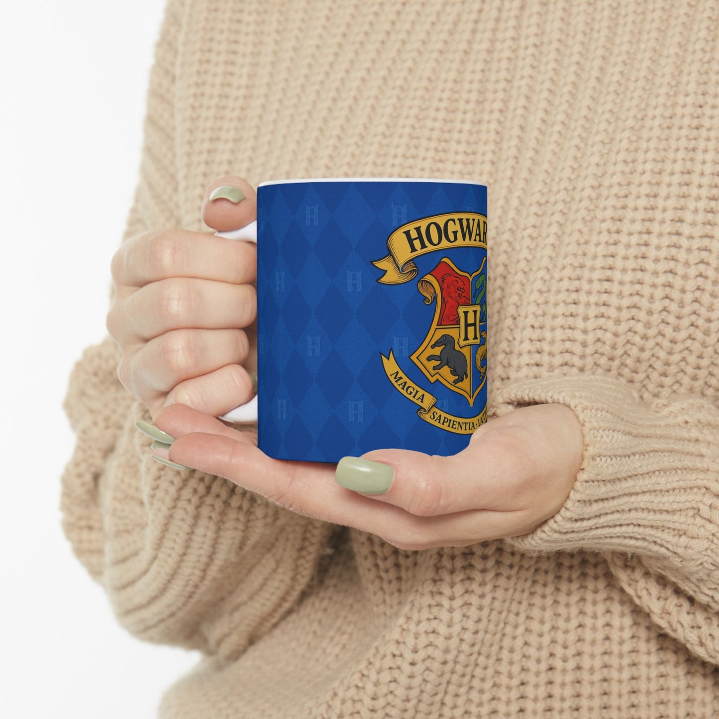 Hogwarts Shield Ceramic Mug | Magical Gift for Harry Potter Fans | Coffee Cup for Home or Office | Wizarding World Merchandise