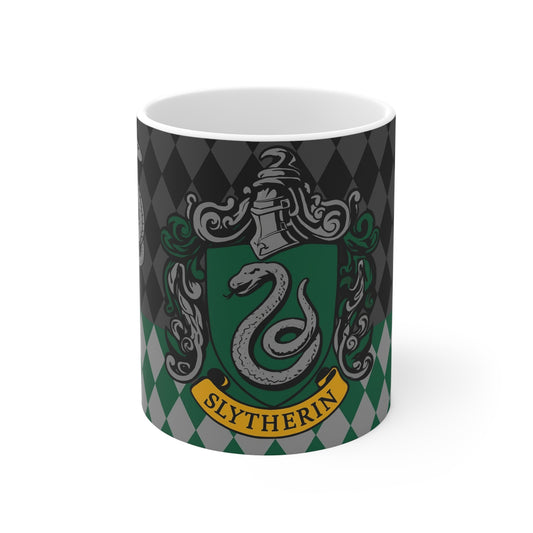 Slytherin Mug, Wizarding Coffee Cup, Harry Potter Gift, Dark Arts Drinkware, House Pride Birthday Present